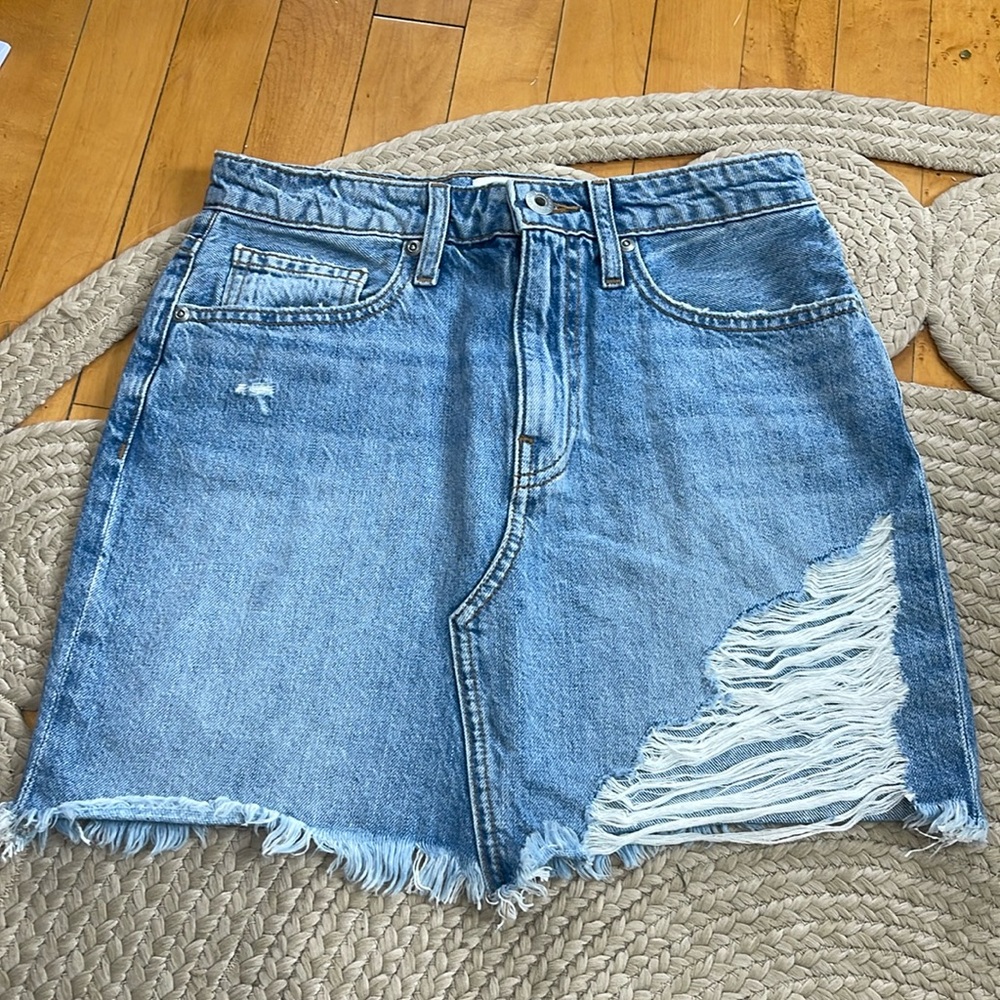 Jonathan Simkhai denim skirt